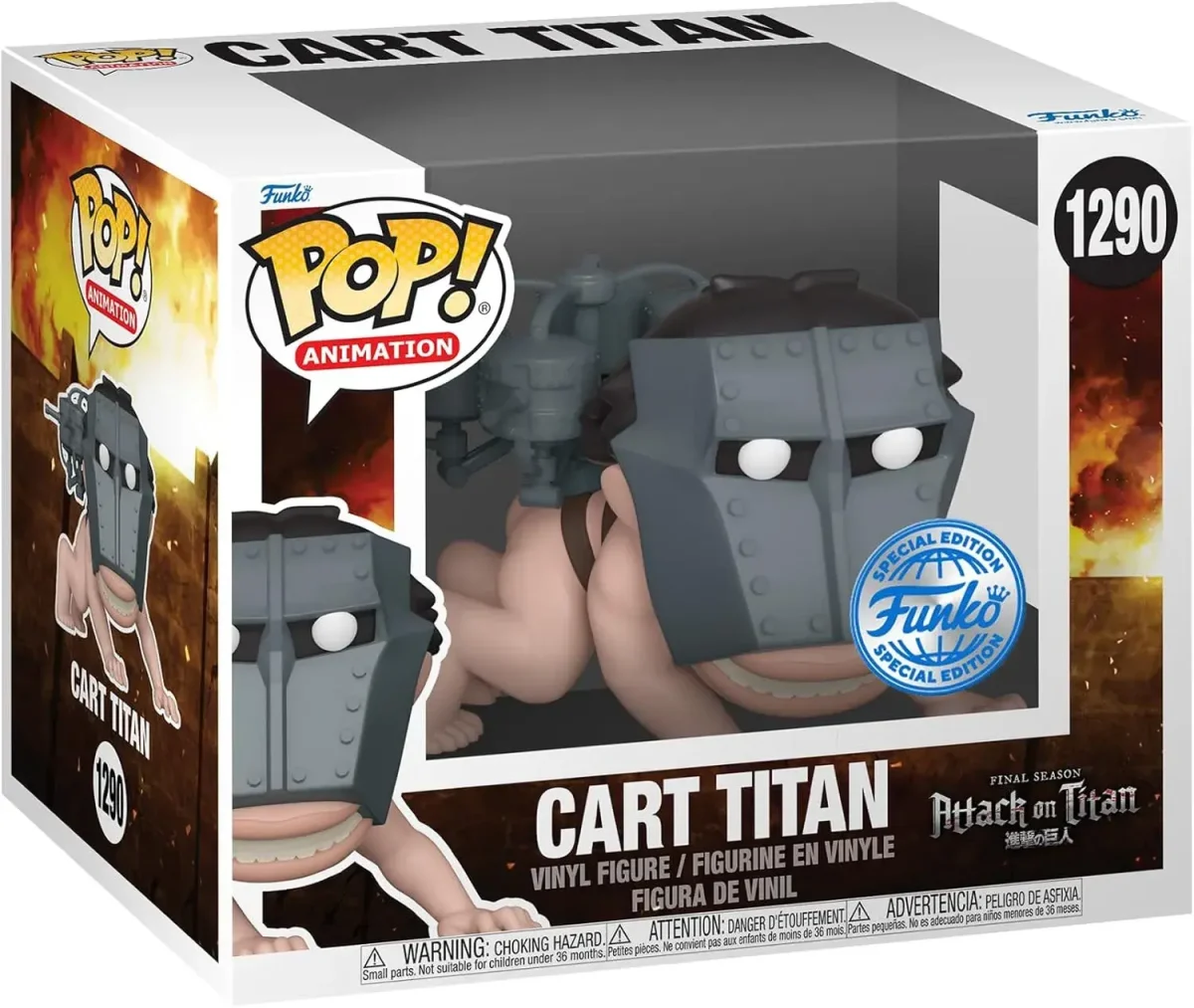 Funko Pop! Attack on Titan Cart Titan