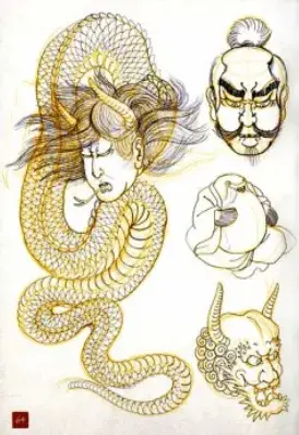 Alternative view of ADE Japanese Sketches 2