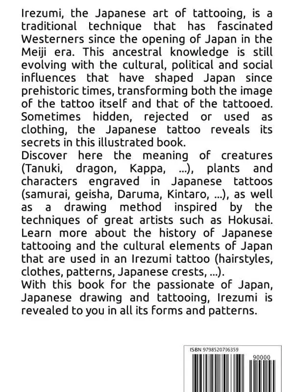 Alternative view of IREZUMI The Japanese Tattoo