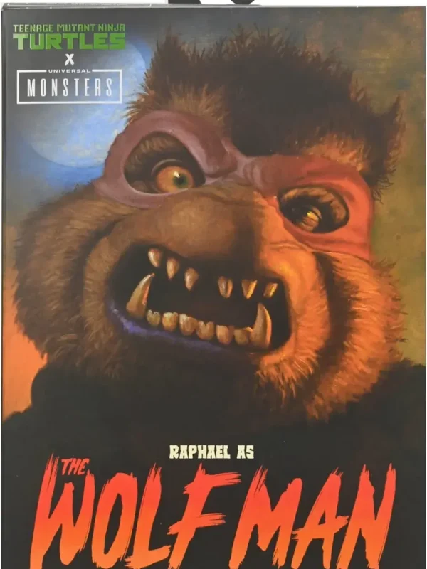 NECA TMNT - Universal Monsters Raphael as The Wolfman