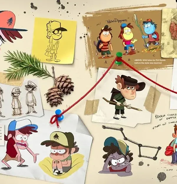 Alternative view of The Art of Gravity Falls